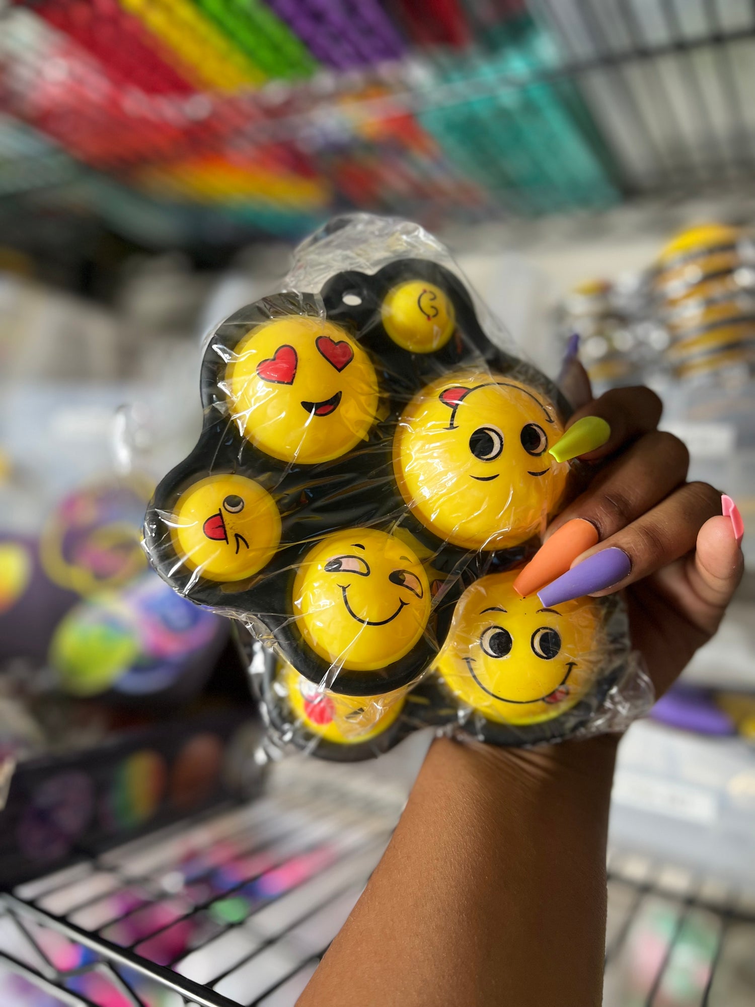 Emoji Pop-it Dimple Fidget Toy