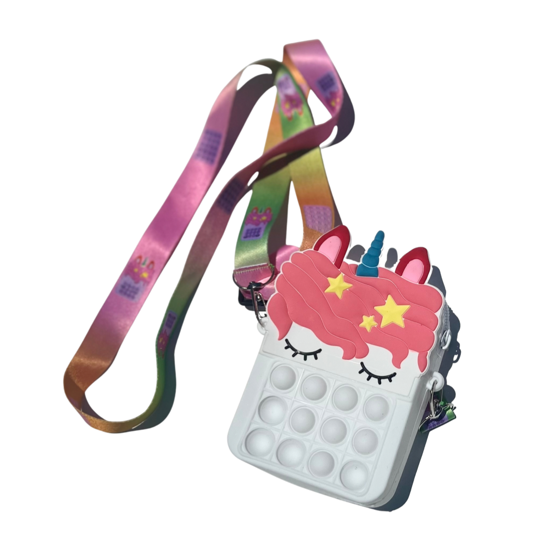 <img src="unicorn fidget toy pouch" alt="unicorn pouch fidget toy">